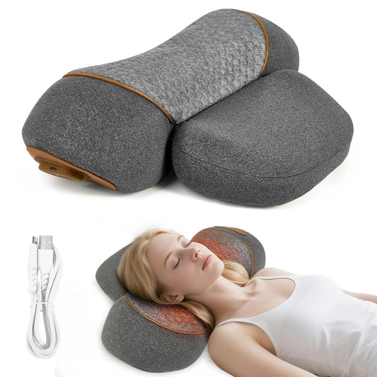 3-in-1 Neck Massager & Cervical Traction Pillow