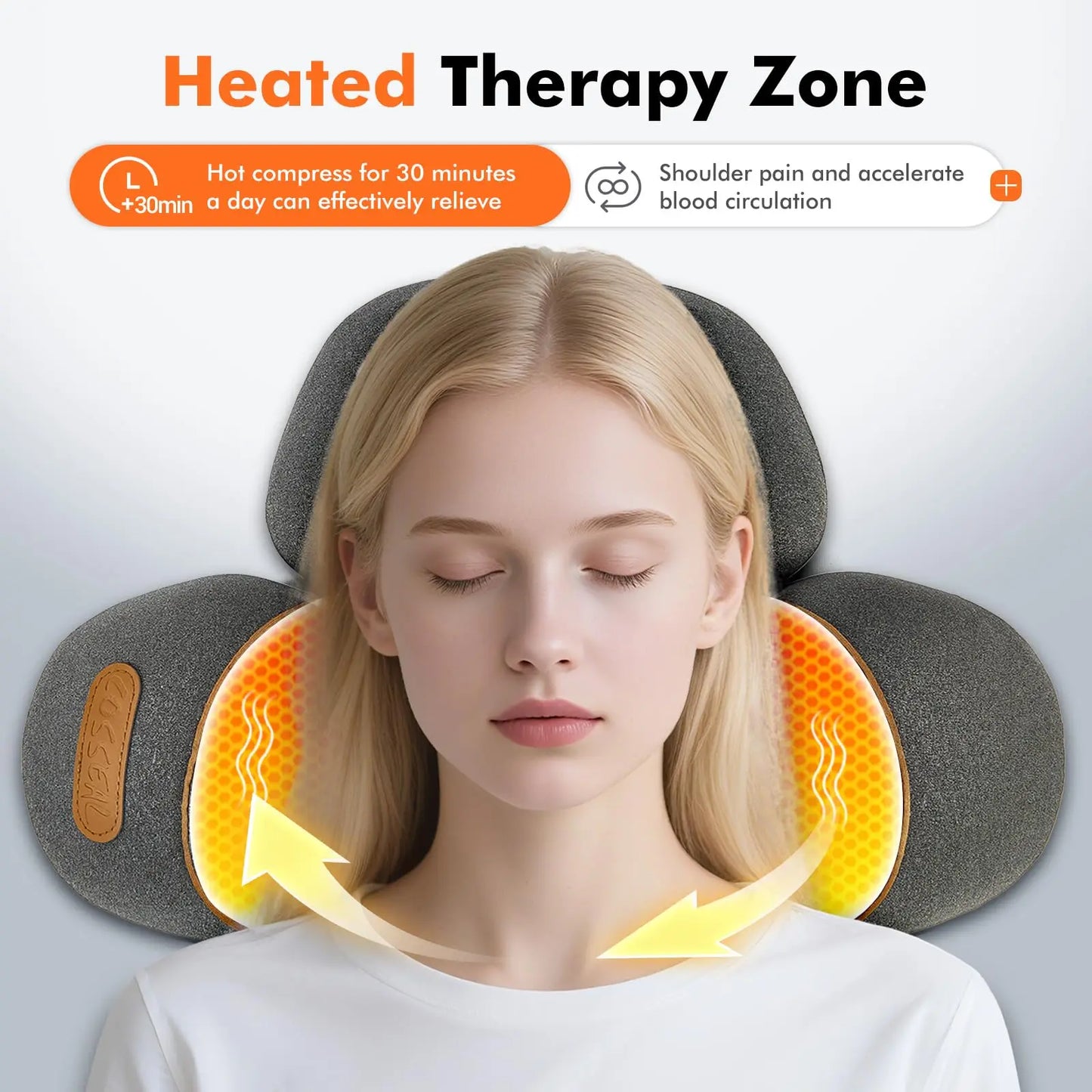 3-in-1 Neck Massager & Cervical Traction Pillow